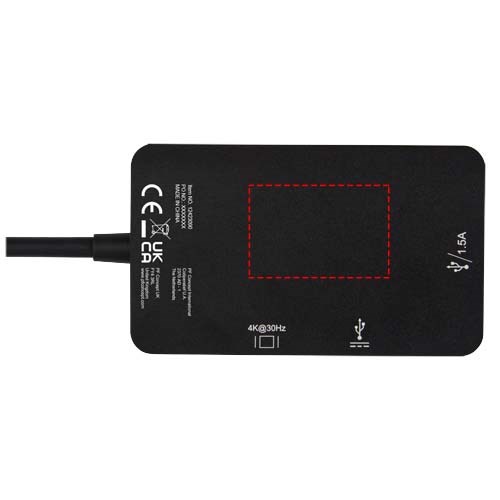 ADAPT aluminium Type-C multimedia-adapter (USB-A/Type-C/HDMI)