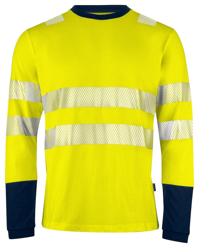 6014 L.S  T-shirt Yellow/navy S