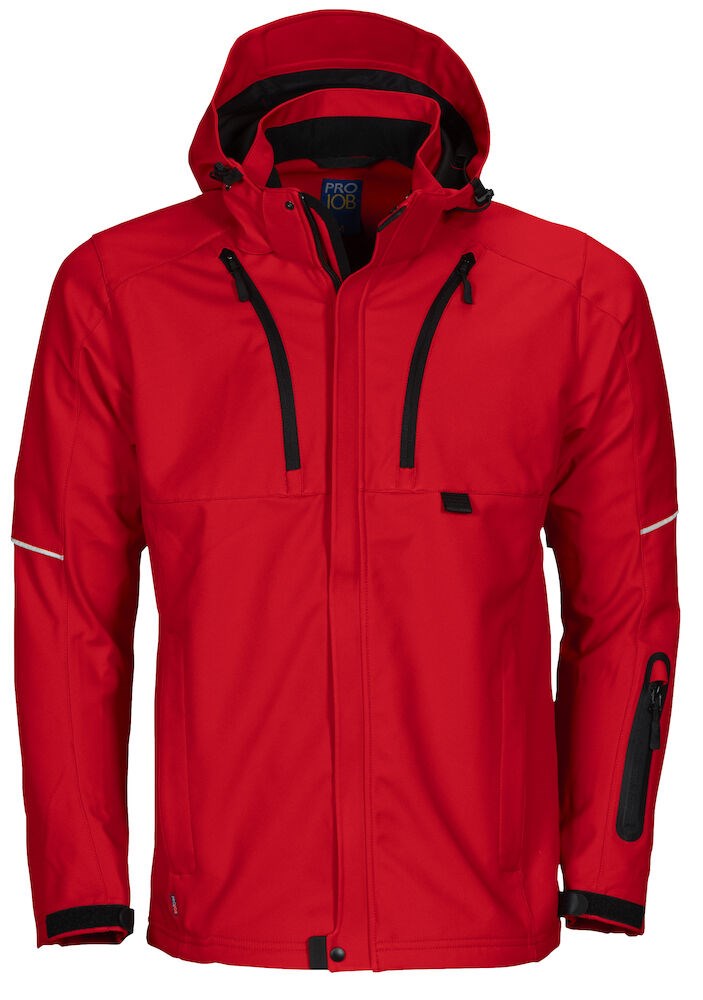3406 SHELL JACKET RED XXL