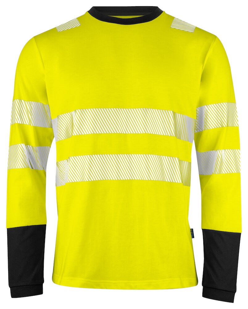 6014 L.S  T-shirt Yellow/black M
